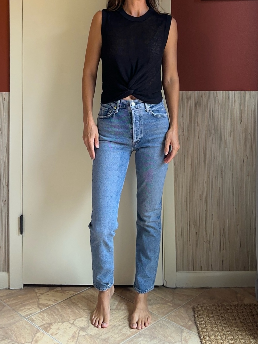 Citizens Of Humanity Charlotte Light Blue Straight Leg Jeans